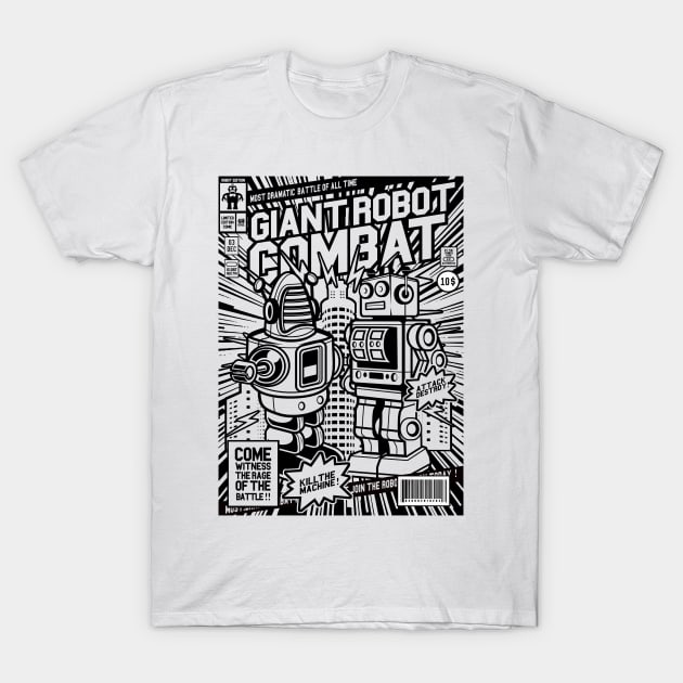 Giant Robot Combat T-Shirt by CRD Branding